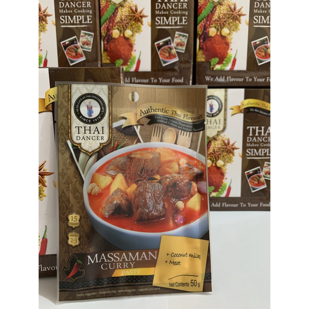 Thai Dance Massaman curry 50gr import Halal