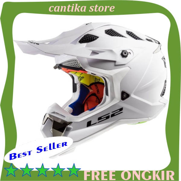 TERLARIS  Helm LS2 MX470 Subverter Solid White