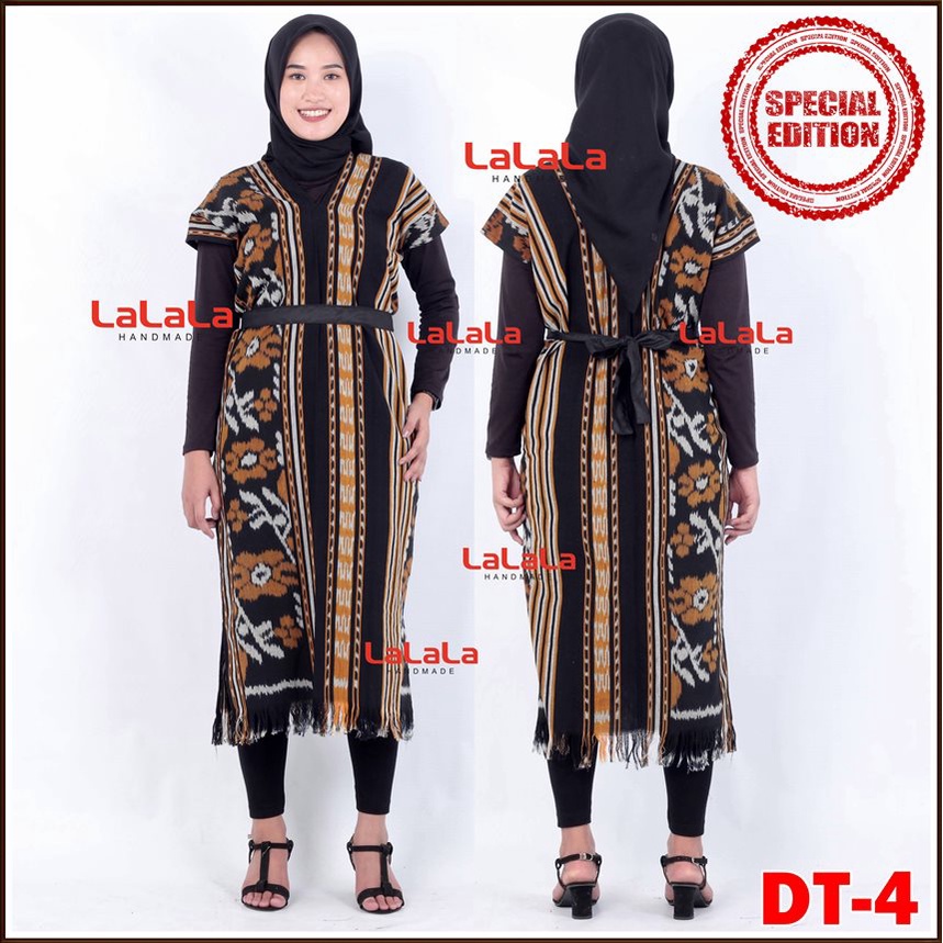 Dress Tenun Etnik Bahan Nyaman dipakai