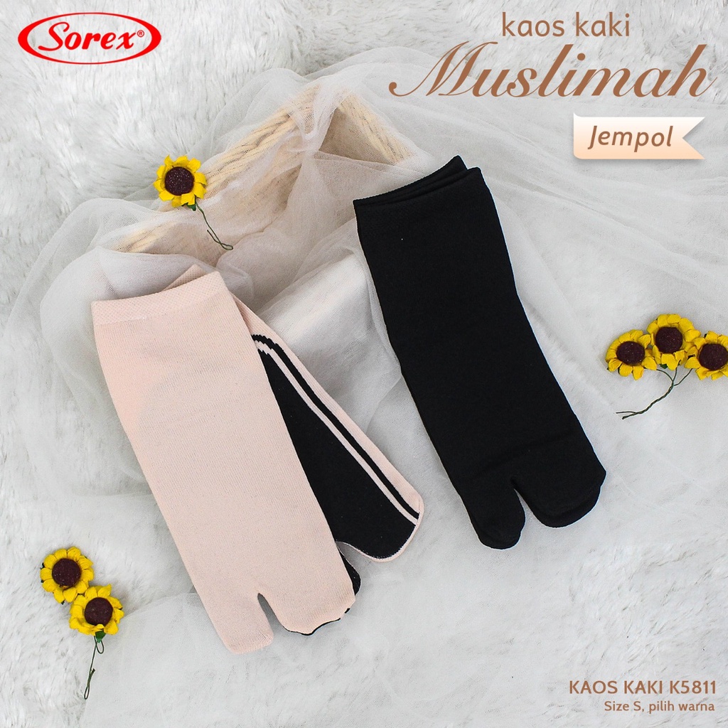 Kaos kaki muslimah 5813 5812 5811 Sorex