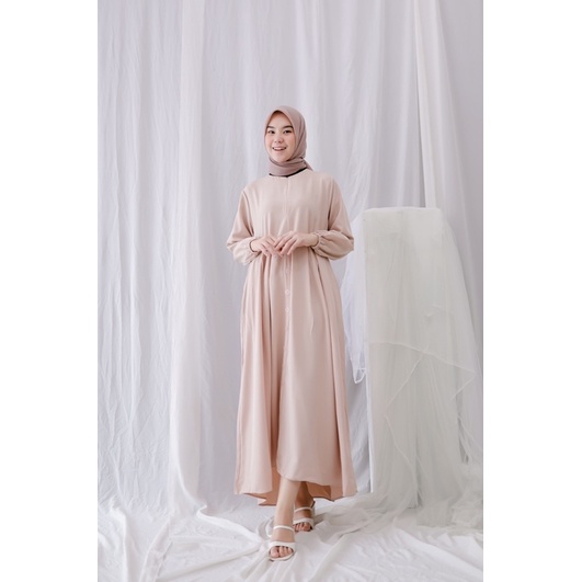 NADIA MAXI DRESS (Ld 104 Pjg 132) Gamis polos