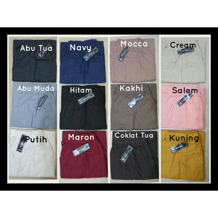 TERLARIS KULOT KATUN RAMI POLOS SUPER JUMBO / KULOT LINEN SUPER JUMBO XXXXL [PRODUK SANGAT