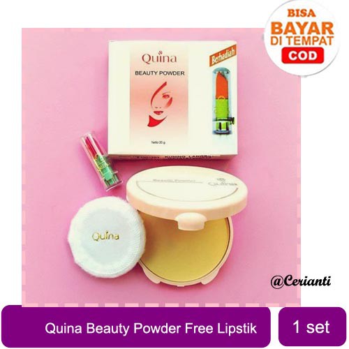 [BPOM] QUINA TWC BEAUTY POWDER / BEDAK QUINA 20GR BEDAK PADAT