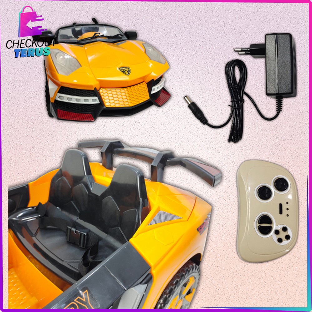 CT M244 Mainan Mobil Aki Ride On Remote Control Sport Super Car Porsche Dengan Musik dan Lampu Mainan Mobil Mobilan Anak