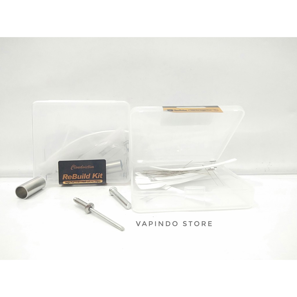 CLOUDVICTIM RBK AEGIS POD 0.6OHM REBUILD KIT MESH COIL KANTHAL A1