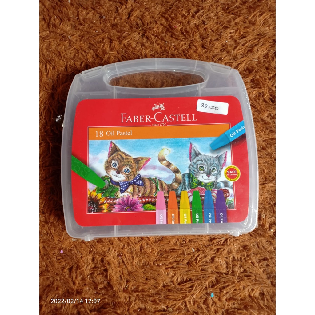 

CRAYON FABER CASTELL 18 WARNA OIL PASTEEL