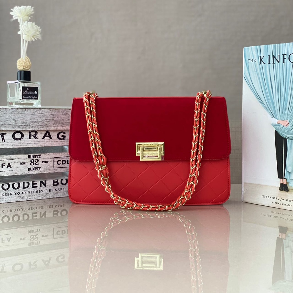 TAS SELEMPANG WANITA CK032 SLINGBAG BRANDED ORI IMPORT