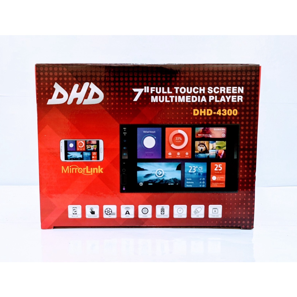 TV MOBIL HEADUNIT DOUBLEDIN DHD - 4300 - HEAD UNIT