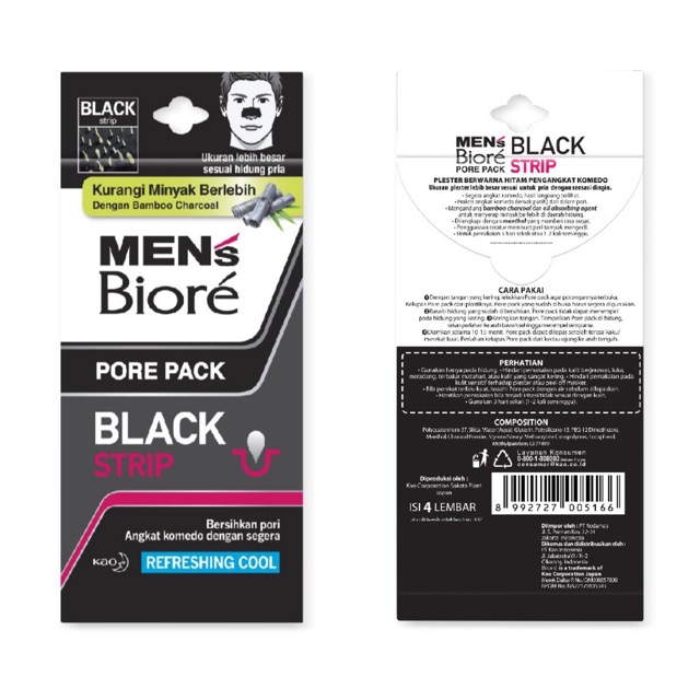 Biore Pore Pack Black Women / Men 4's