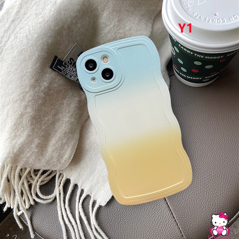 Soft Case TPU Warna Gradasi Untuk OPPO A55 A57 2022 A95 A16K A7 A15s A96 A15 A12 A5s A54 A16E A74 A76 A16 A3s F9 A53 A9 A5 A35 A2 A333