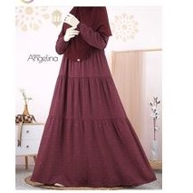 BELLA DRESS SMILEY MAROON by ATELIER ANGELINA (JULI2022)