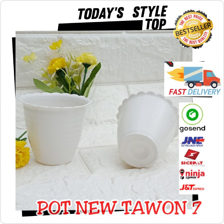 Pot Tawon 7 Warna-Warni 7.5 Cm By Garden Of Love Pot Bunga Plastik Mini Lucu Vas Bunga Kaktus Kecil