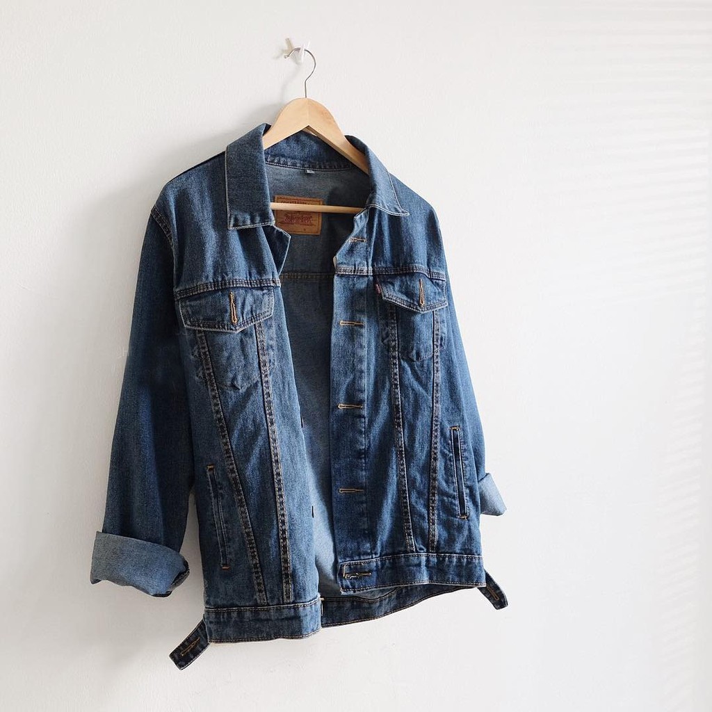 Jaket Jeans Lengan Panjang/ Jaket Wanita/Garment/Distro/Jeans/Levis