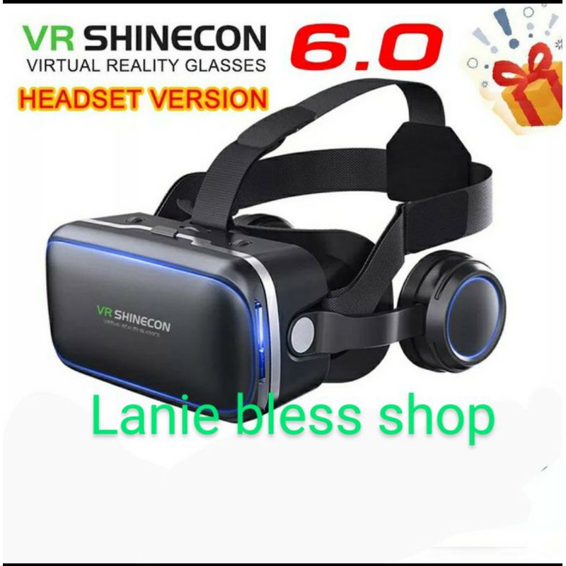 kacamata VR Box 3D shinecon VR box premium shinecon hen 6 headset terbaru kacamata 3D VR glasses