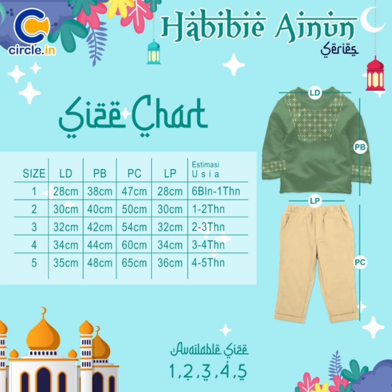 Afsheenastore Set Habibie By Curcle