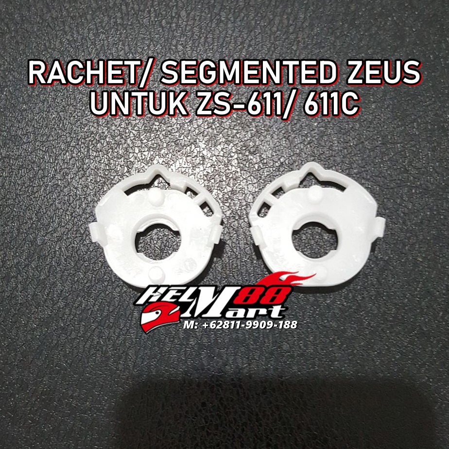 Rachet Zeus 611 / 611C  - Dudukan Kaca Helm Zeus Visor Zeus ZS611 Segmented ZS-611 Sparepart Zeus