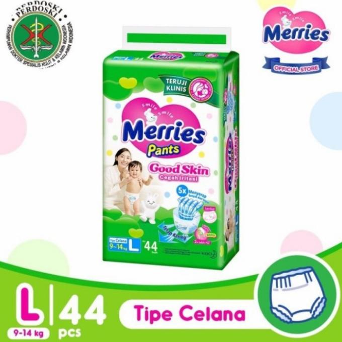 Merries Pants M50 L44 Xl38 Popok Celana Merries M 50 L 44 Xl 38