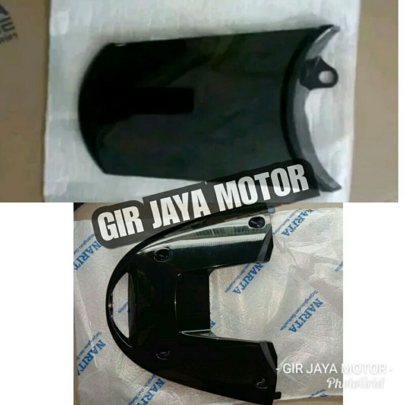 COVER TUTUP SAMBUNGAN BODY ATAS BAWAH LAMPU BELAKANG VARIO 110 OLD LAMA HITAM