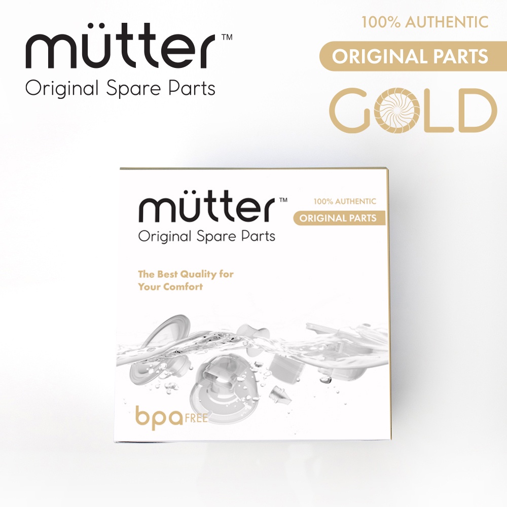 Sparepart Pompa Asi Mutter Gold Original - Valve Diapragm Collection Cup