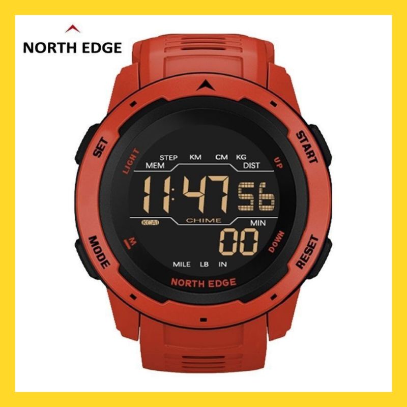 NORTH EDGE MARS SMARTWATCH MERAH ORIGINAL