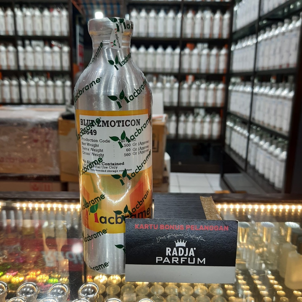 BLUE EMOTICON BY MACBRAME KEMASAN ORIGINAL SEGEL 500 GRAM SEARAH AIGNER BLUE EMOTION