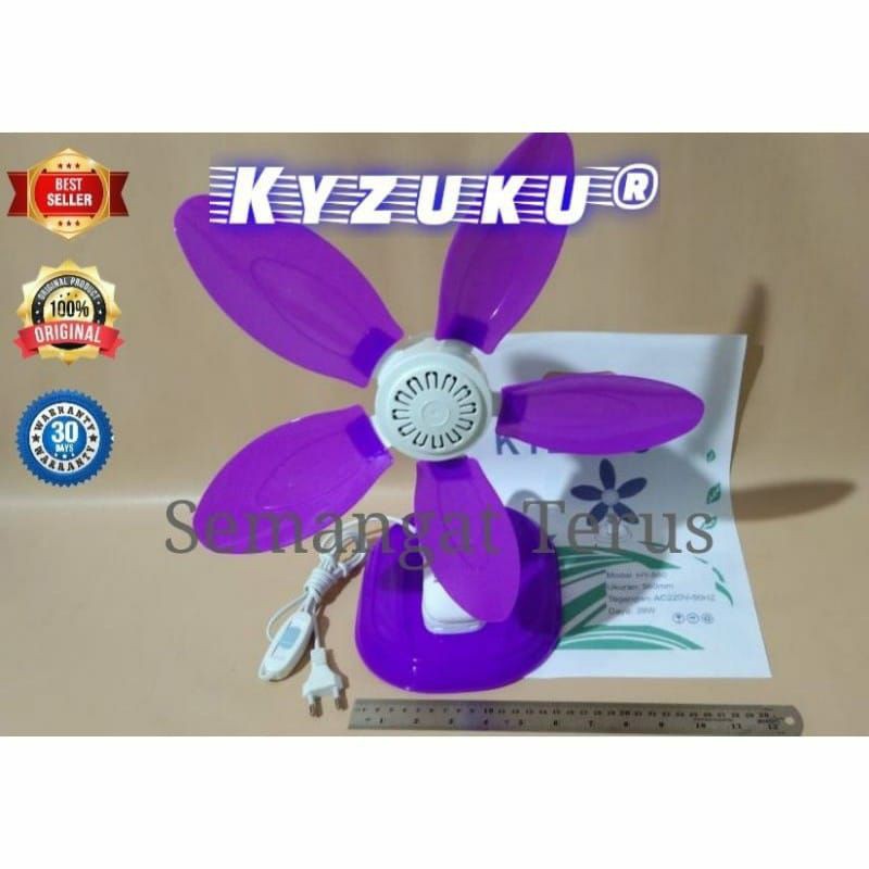 Mini fan 3 in 1 jepit kyzuku (jepit~dinding~duduk)/kipas jepit kyzuku