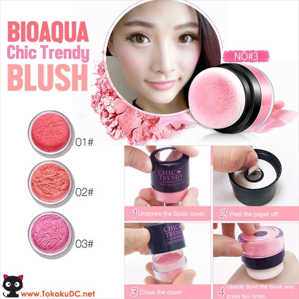 SOFT BLUSH ON / CHIC BLUSH ON CUSHIION ROSE BY B.A