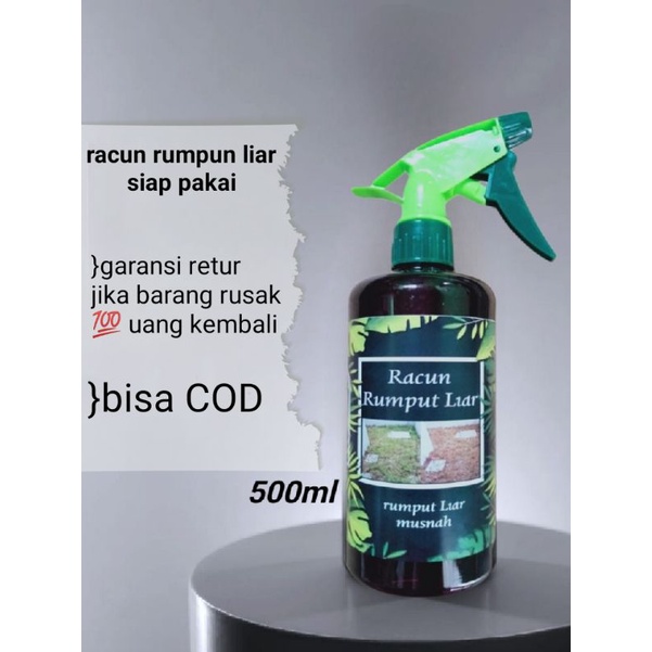 SIAP pakai Pembasmi gulma/rumput liar/rumput ilalang dijamin ampuh 500ml