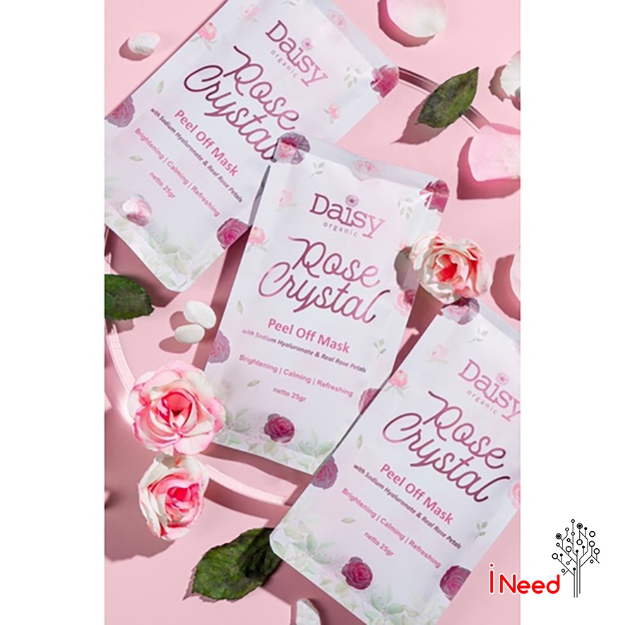 (INEED) Daisy Rose Crystal Organic Peel off Mask 25gr