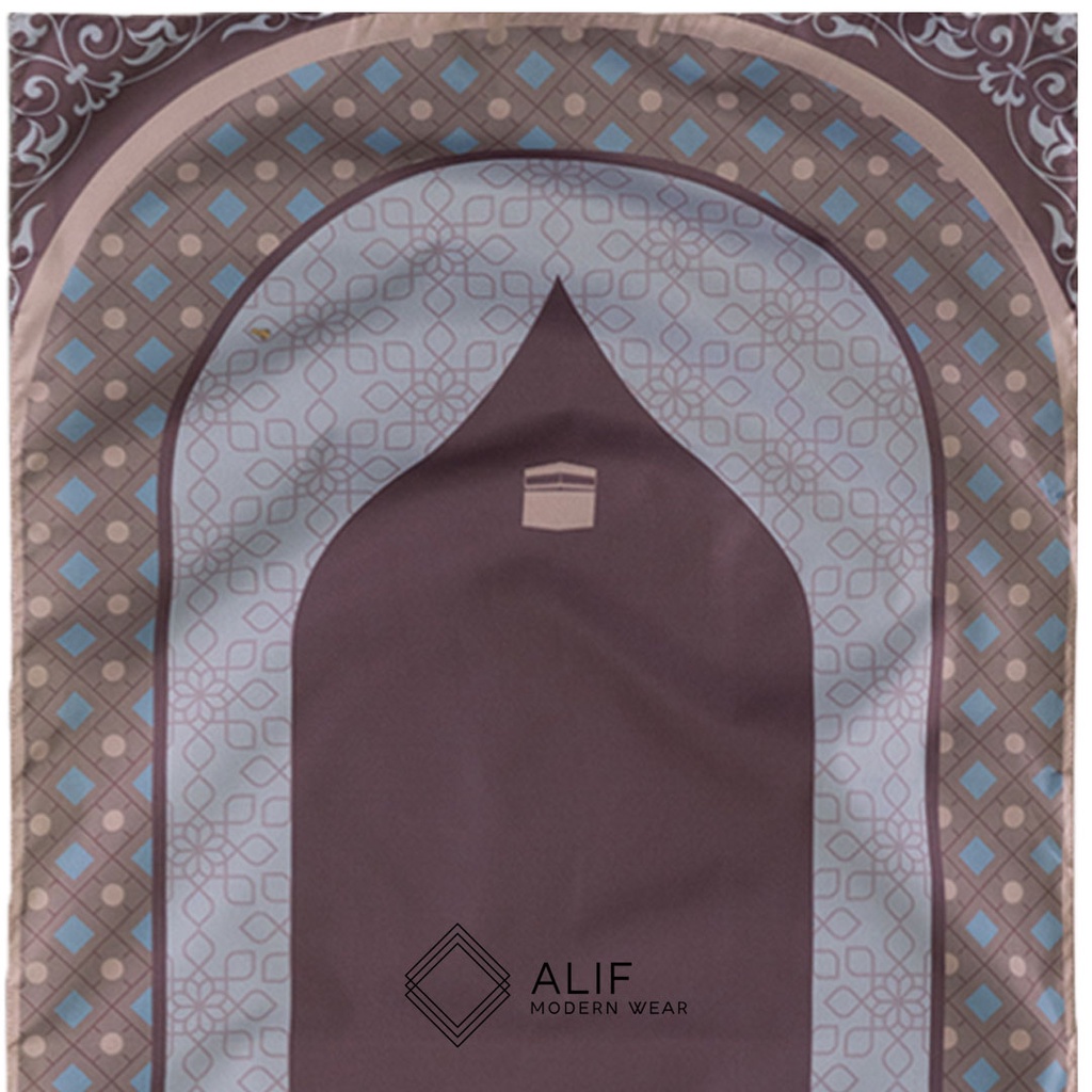 ALIF SAJADAH GENGGAM TRAVEL / SAKU / PORTABLE / WATERPROOF ( ALIF MODERN WEAR SJG-0164 )