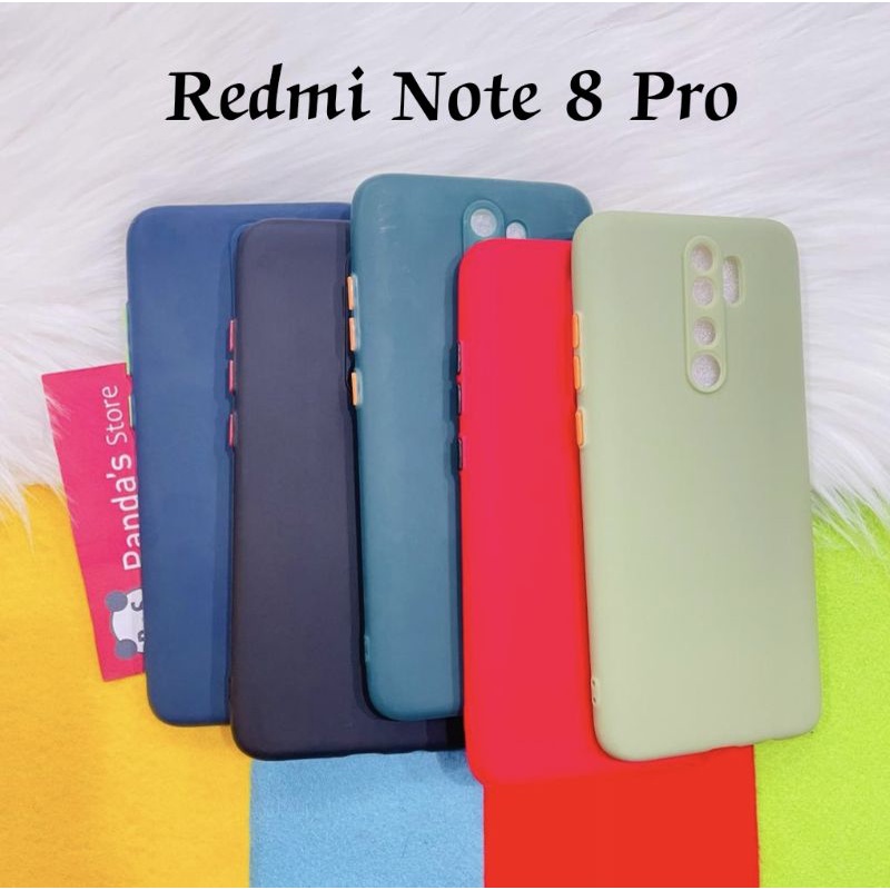 Case Redmi Note 8 Pro Babycase + Pelindung Kamera, Makaron Full Color (PsS)