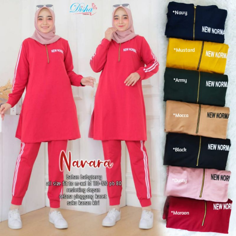 SETELAN OLAHRAGA NAVARA SET BY DISHA