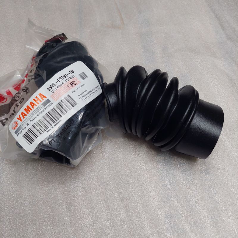 KARET BOOT COVER SELONGSONG SHOCK SHOCKBREAKER DEPAN YT YT115 ORIGINAL YAMAHA