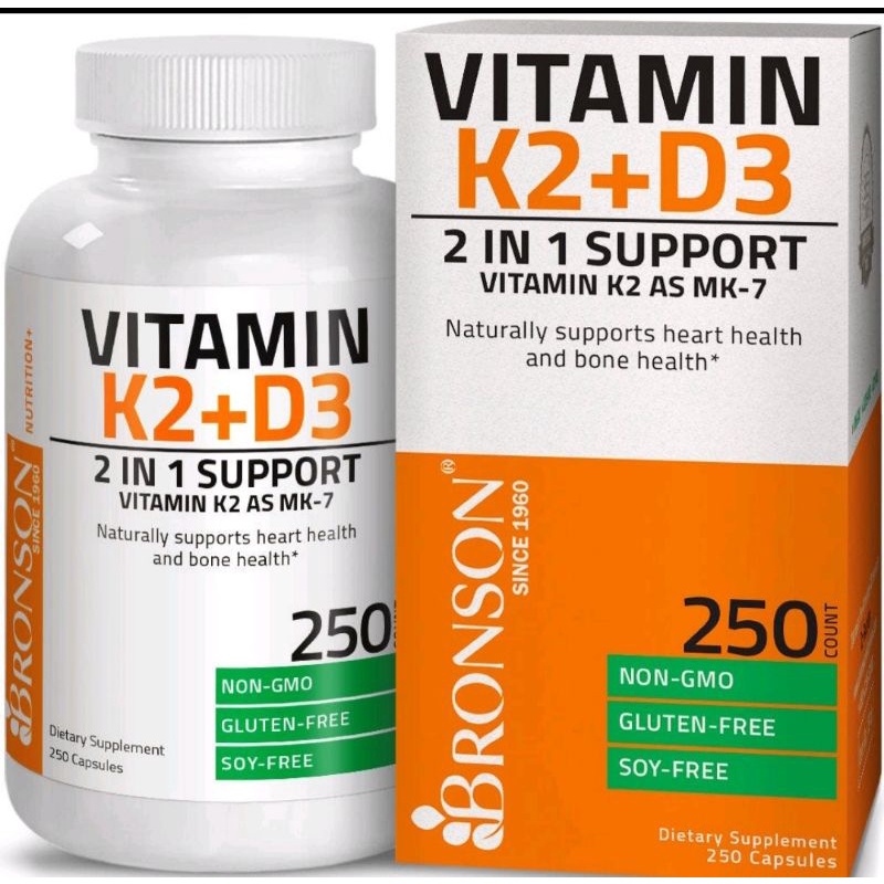 Bronson 5000IU vitamin D3 + 90 mcg Vitamin K2
