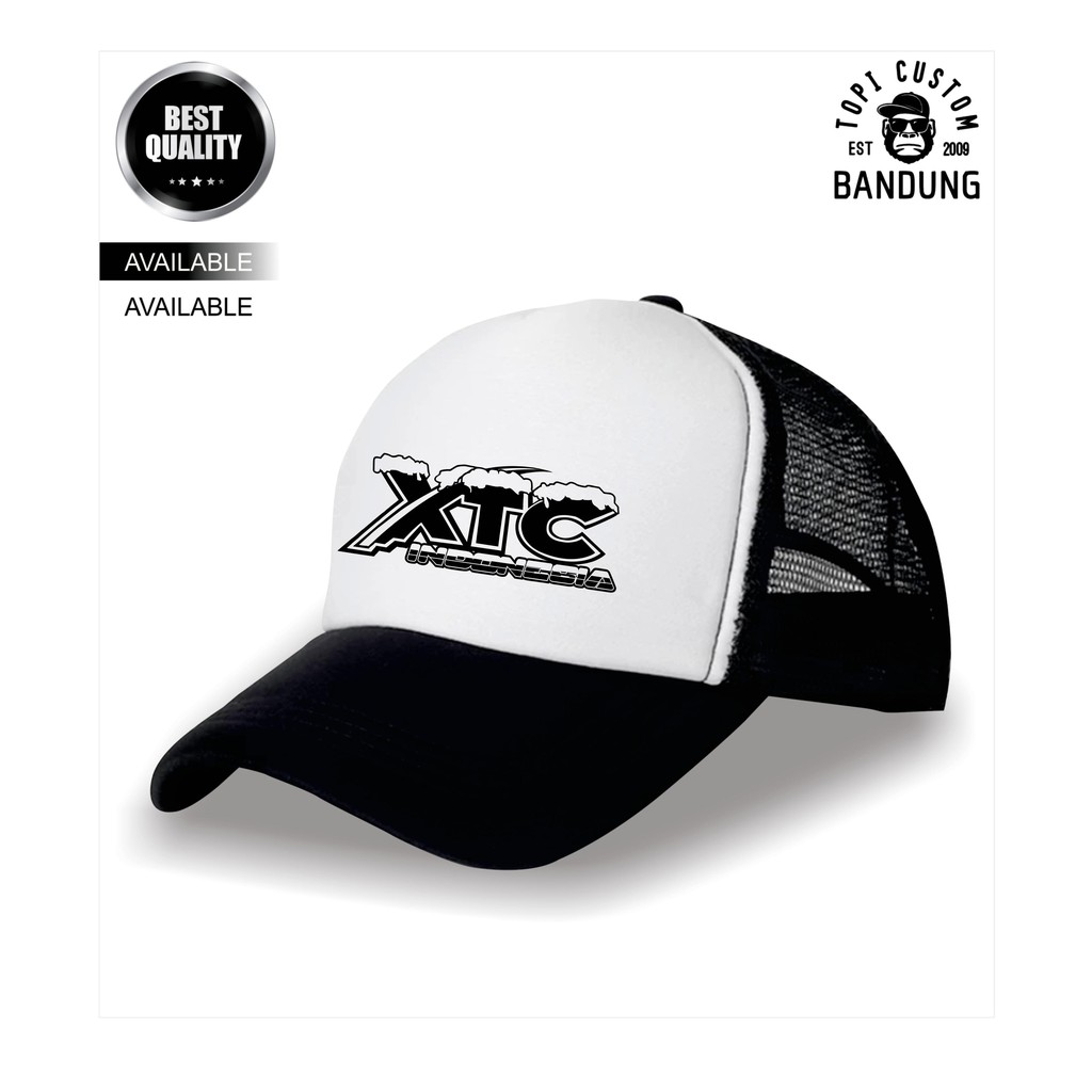 Topi Trucker XTC Pria Wanita Topi Jaring Jala XTC Trucker Cap Bisa Tulis Nama Bisa COD Gratis Masker Original High Premium Qualit