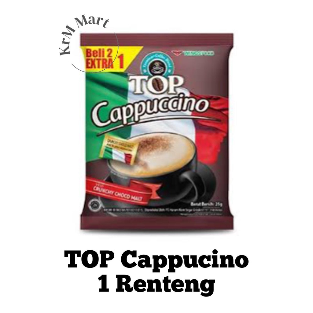 

Top Cappuccino 1 renteng renceng isi 15 sachet cappucino kopi instan capucino capucinno