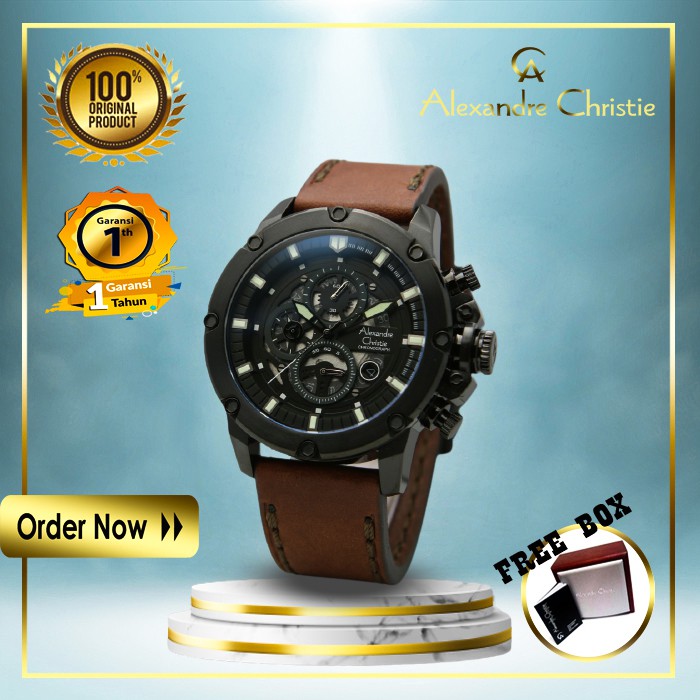 JAM ALEXANDER CHRISTIE PRIA JAM TANGAN ALEXANDER CHRISTIE PRIA COWOK ORIGINAL ORI ORIENT AC 403
