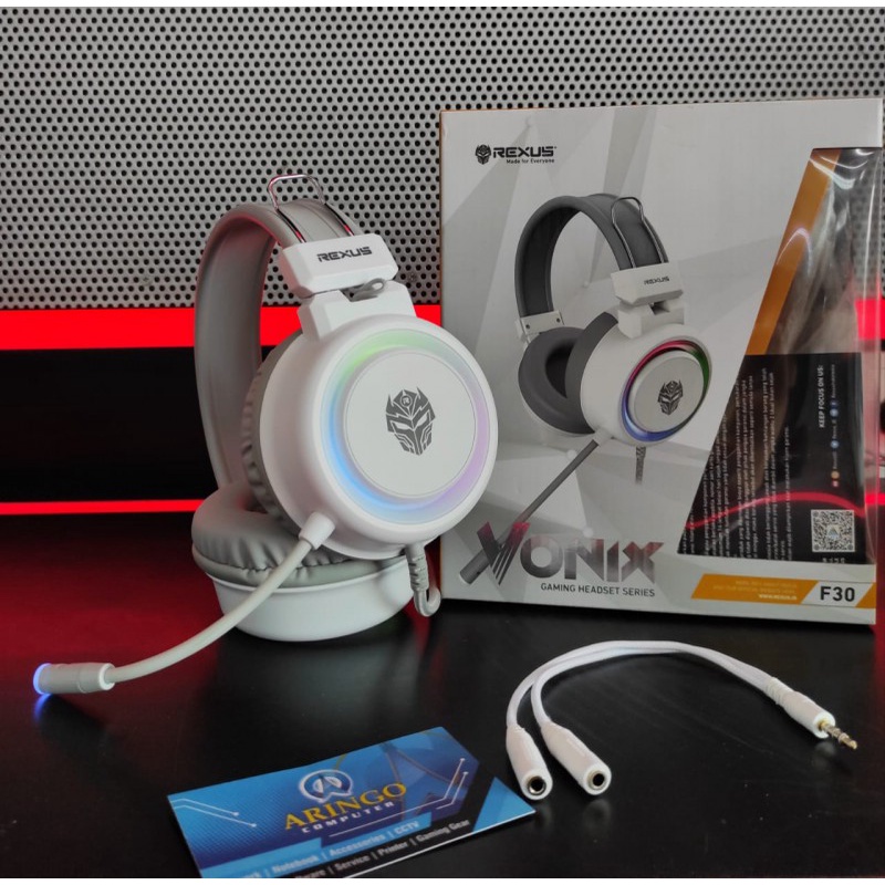 Headset Rexus GAMING VONIX F30 White