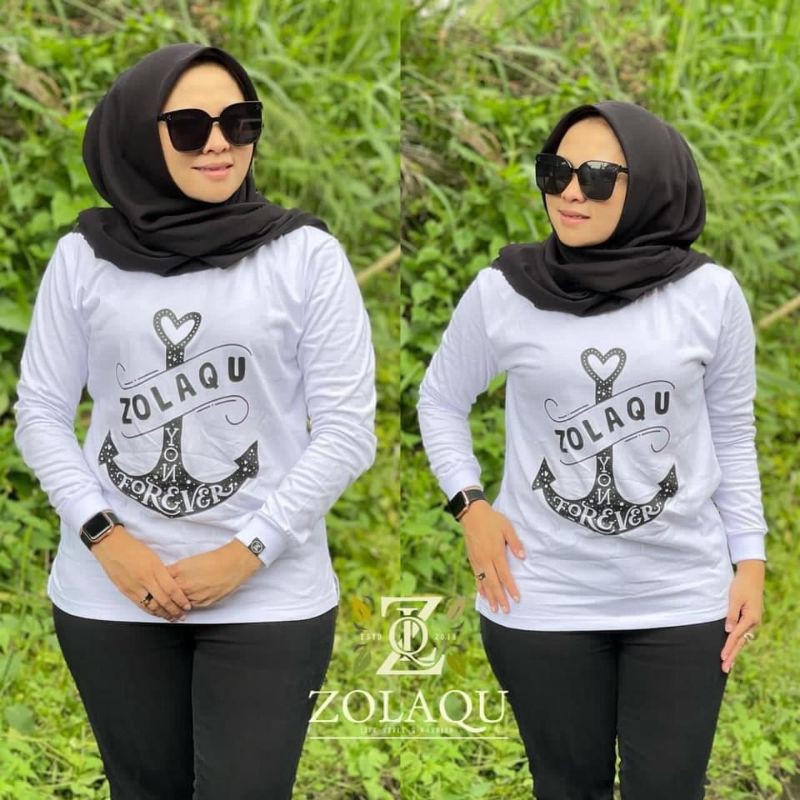 KAOS ZOLAQU 100% ORIGINAL TERBARU TERLARIS M.L.XL.KUNING,PUTIH NEW DAN NAVY SALUR TAMPA BAN BAWAH