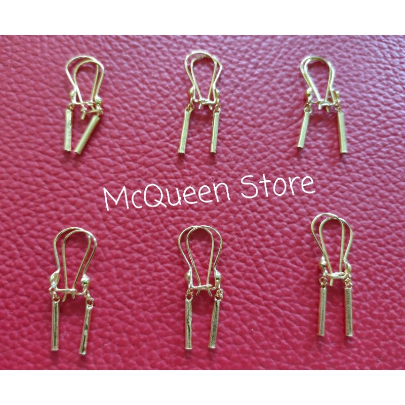 Anting Emas Model Bambu