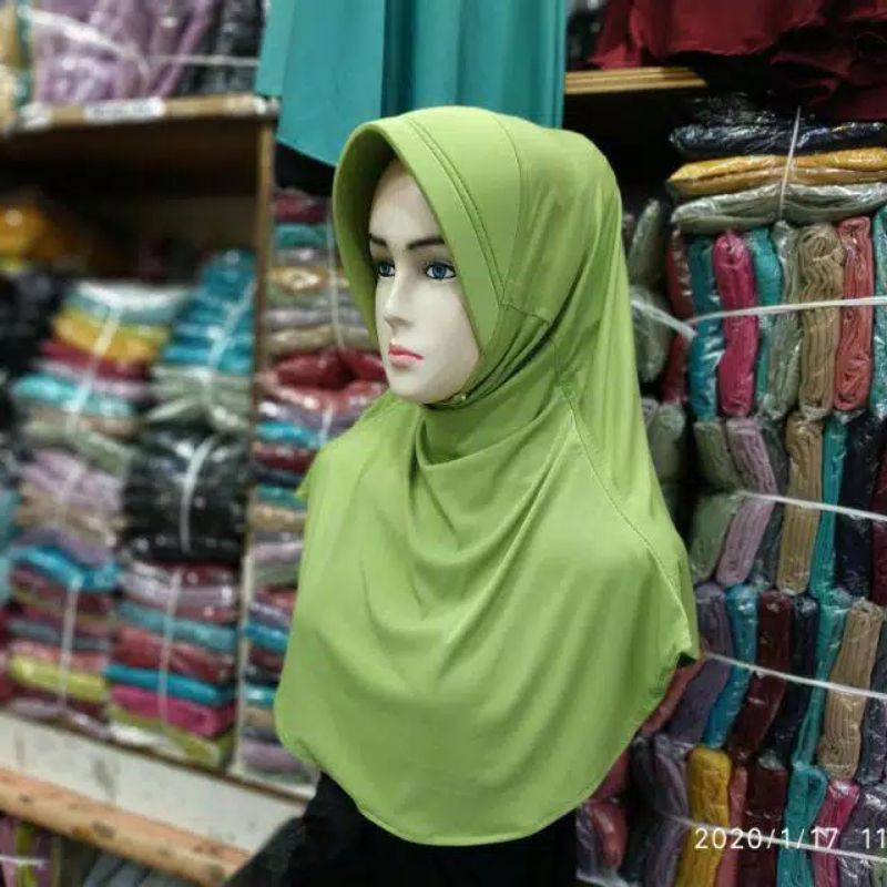 BERGO SNADA / BERGO GARIS PINGGIR / BERGO LAYANG / HiJAB INSTANT-Melon