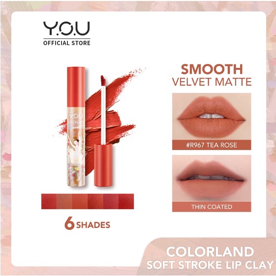 YOU ( Y.O.U ) Colorland Soft Stroke Lip Clay