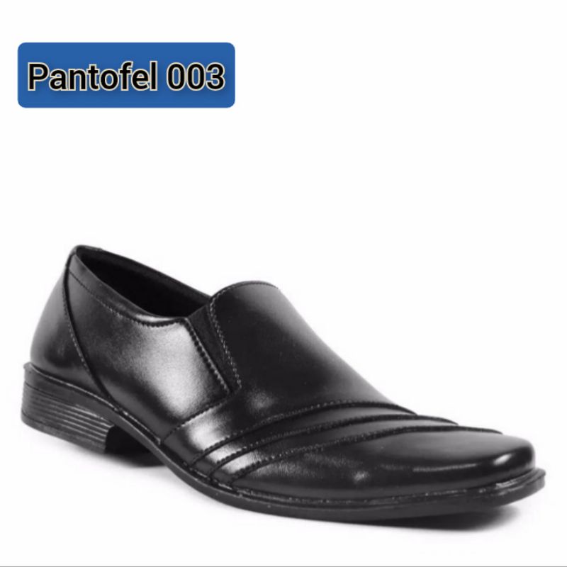 Sepatu pantofel pria pantopel formal pria hitam sepatu kerja kantoran pria pantovel