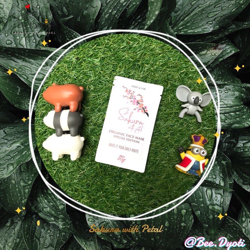 [FREE GIFT] Masker Organik Sleepover Sakura with Petal