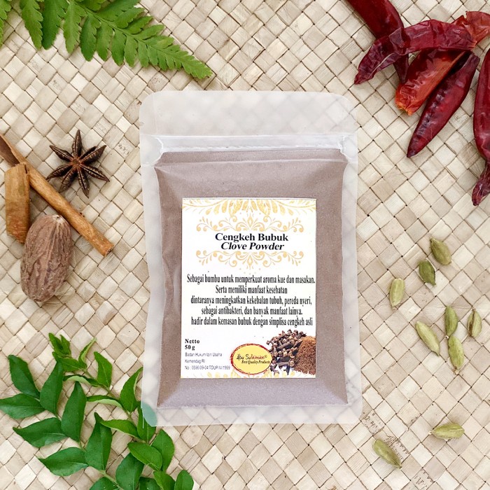 

Cengkeh Bubuk Pack / Cloves Powder Pack Pilihan Abu Sulaiman