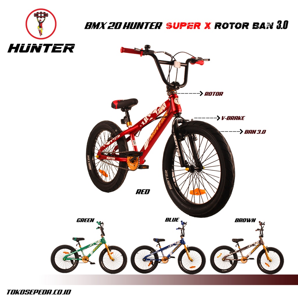 SEPEDA BMX 20" HUNTER SUPER X ROTOR