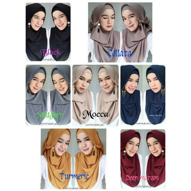 Nabila instan ori by comfortable hijab