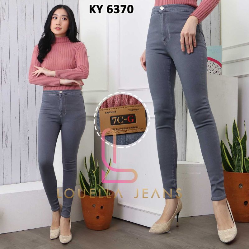 HIGHWAIST JEANS / 7C-G / SKINNY JEANS / SOFT JEANS / HW JEANS ABU
