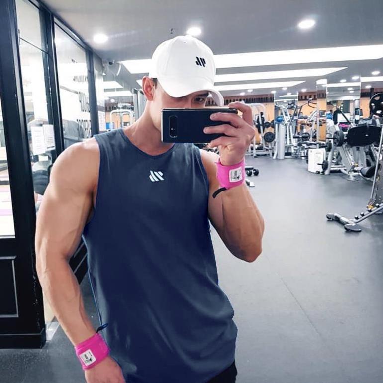 Sl380 Singlet Gym - Kaos Gym Fitnes - Baju Training Fitness Pria