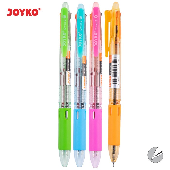 

TULIS-ALAT- BALL PEN PULPEN PENA JOYKO BP-287BLK DWICO2 0.7 MM 2 WARNA HITAM MERAH -ALAT-TULIS.